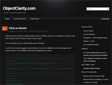 Tablet Screenshot of objectclarity.com